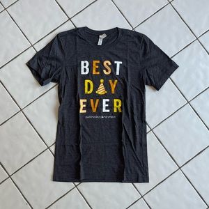 NWOT Birthday Party Project Short Sleeve T-Shirt Canvas brand top, best day ever